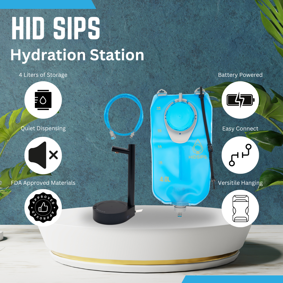 SYPS Water Dispenser w/ 4L Hanging Water Reservoir