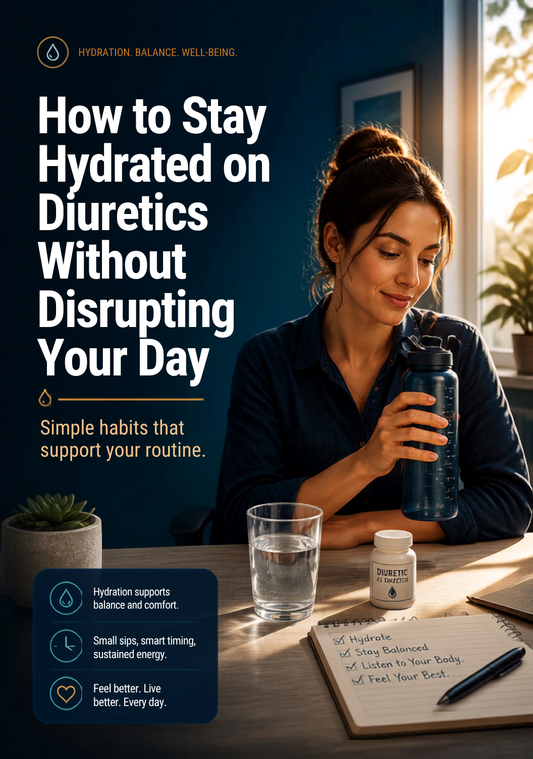 How to Stay Hydrated on Diuretics Without Disrupting Your Day
