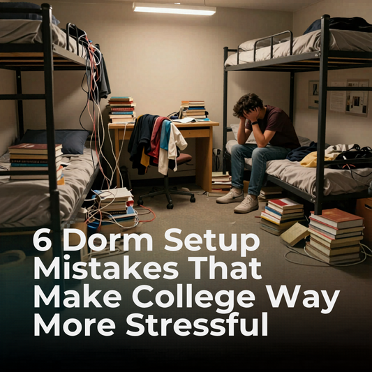 6 Dorm Setup Mistakes That Make College Way More Stressful