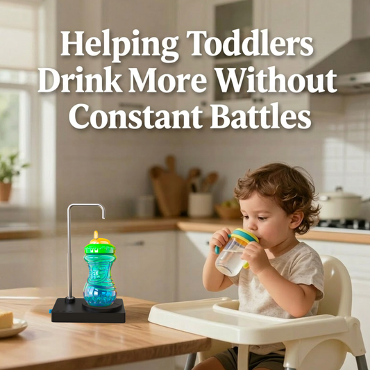 Helping Toddlers Drink More Water Without Constant Battles