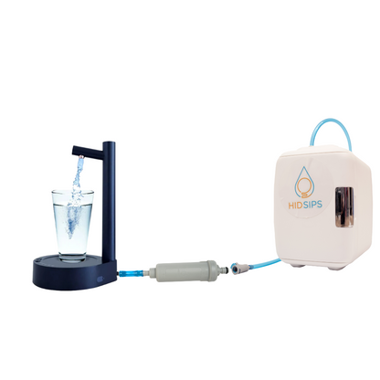 SYPS Desktop Water Dispenser Mini Fridge and Filtration System