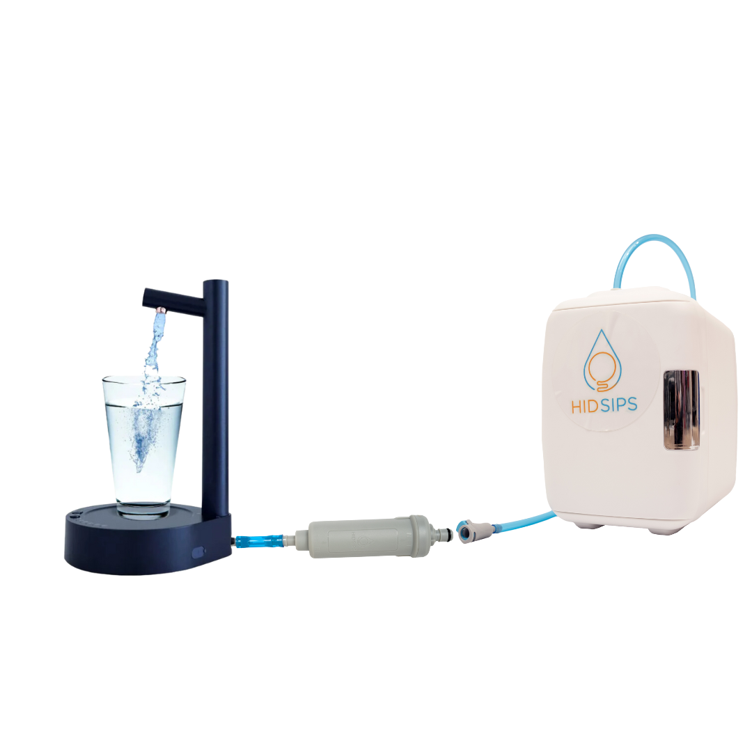 SYPS Desktop Water Dispenser Mini Fridge and Filtration System - Refurbished