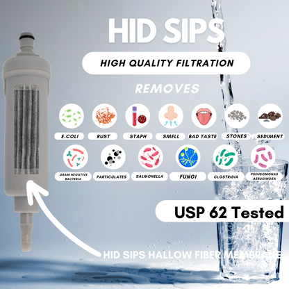 HydraLamp™ + Depósito de agua y sistema de filtración