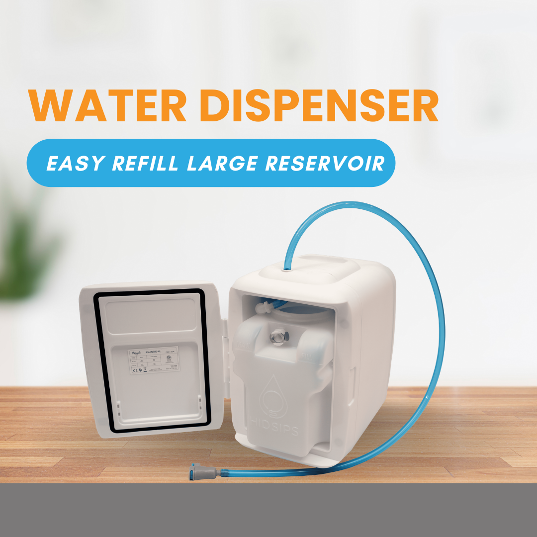 Dispensador de agua de escritorio, sistema de filtración de filtro y almacenamiento de agua para mininevera de 4L, dispensadores de jarras de agua