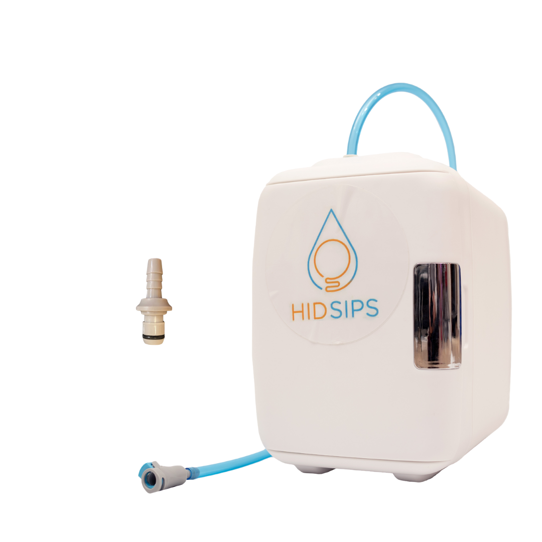 Water Dispenser 4L Mini Fridge and Water Storage, Universal Fit, Energy Efficient, Mini Fridge for Beverage Dispensers, 1x 4L Mini Fridge with Water Storage Reservoir, 1x Barbed Quick Connect Adaptor - Refurbished