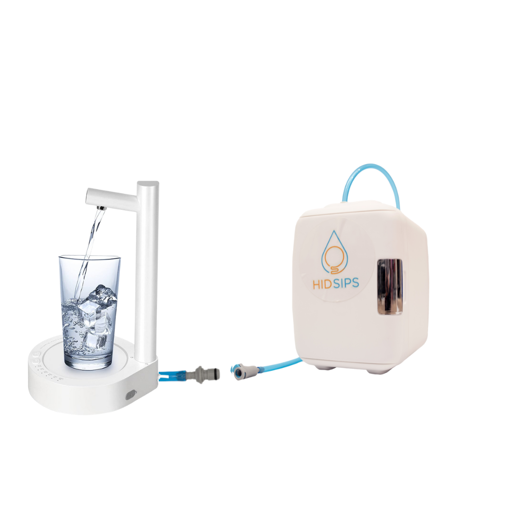 Dispensador de Agua Eléctrico con Mini Nevera 4L