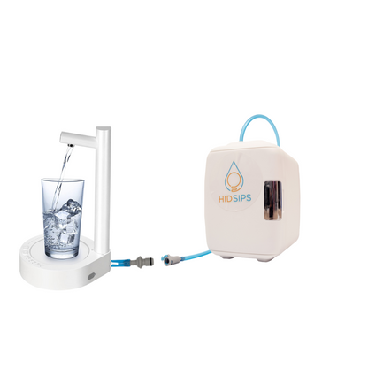 Dispensador de Agua Eléctrico con Mini Nevera 4L