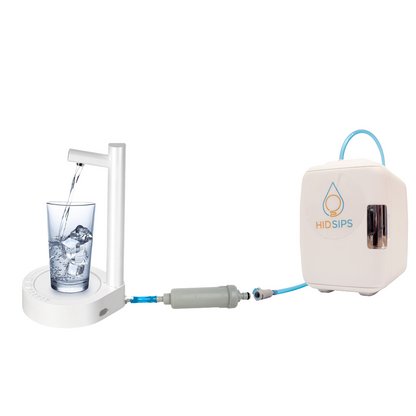 SYPS Desktop Water Dispenser Mini Fridge and Filtration System