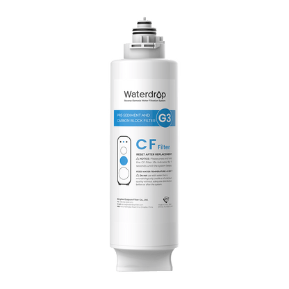 CF Filter for Waterdrop G3P800 & G3P600 & G3 Reverse Osmosis System